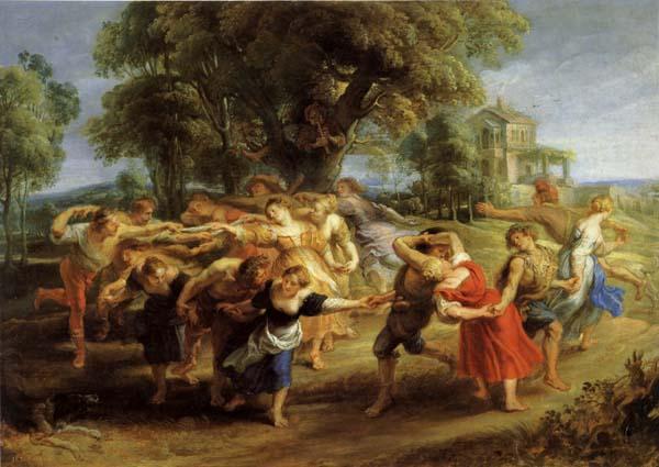 Peter Paul Rubens A Peasant Dance Sweden oil painting art